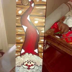 Adorable Santa painting